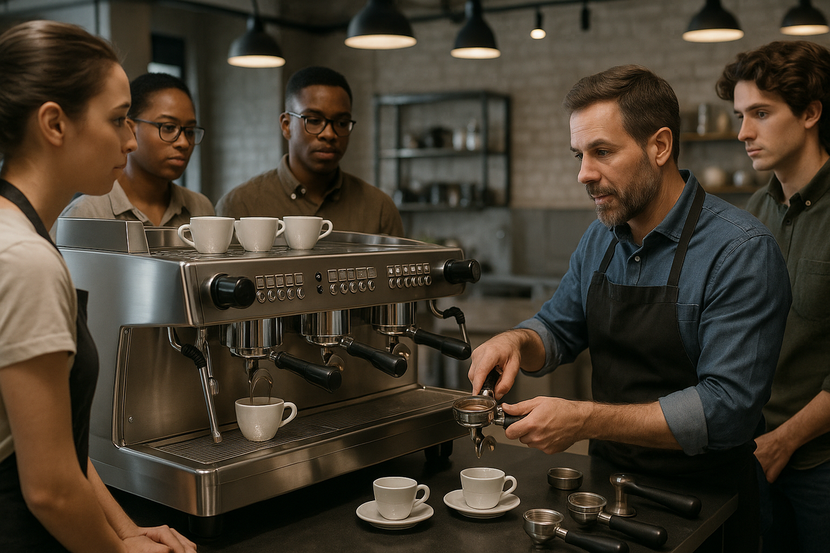 Gecertificeerde barista-training