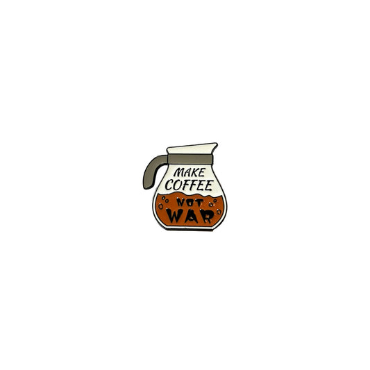 Make Coffee Not War Speld - Pin - Unusual Coffees
