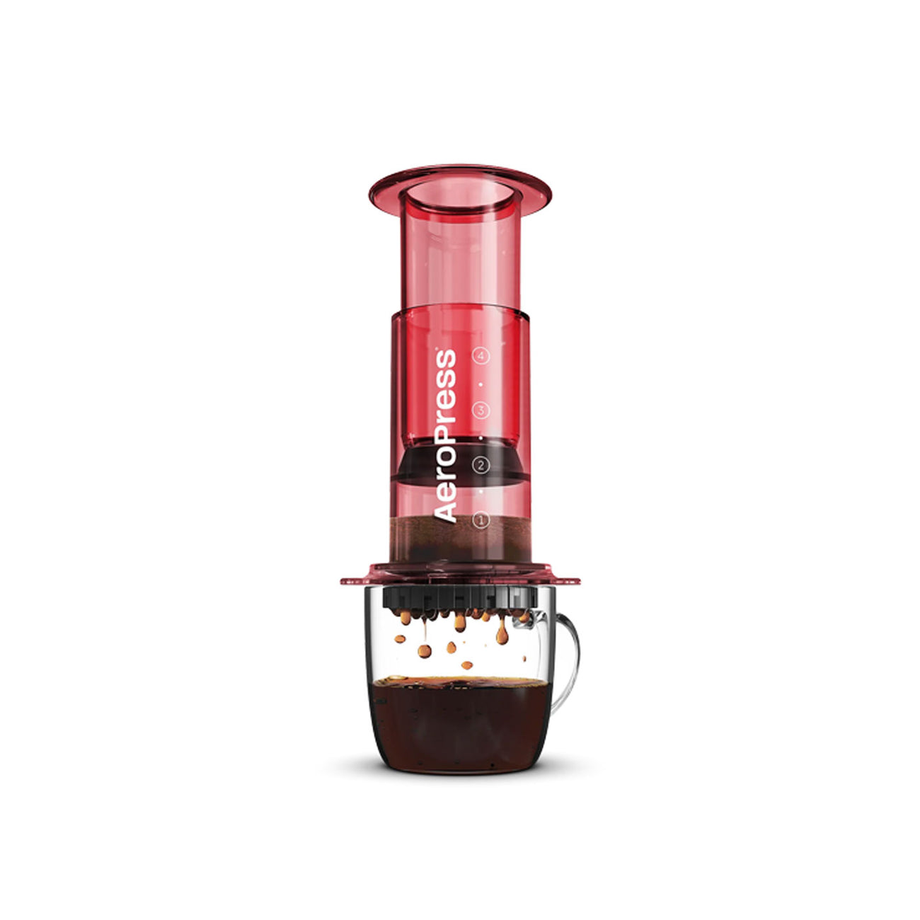 AeroPress Clear Red - Unusual Coffees