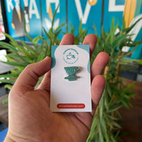 Turkoois V60 Dripper Speld - Pin - Unusual Coffees