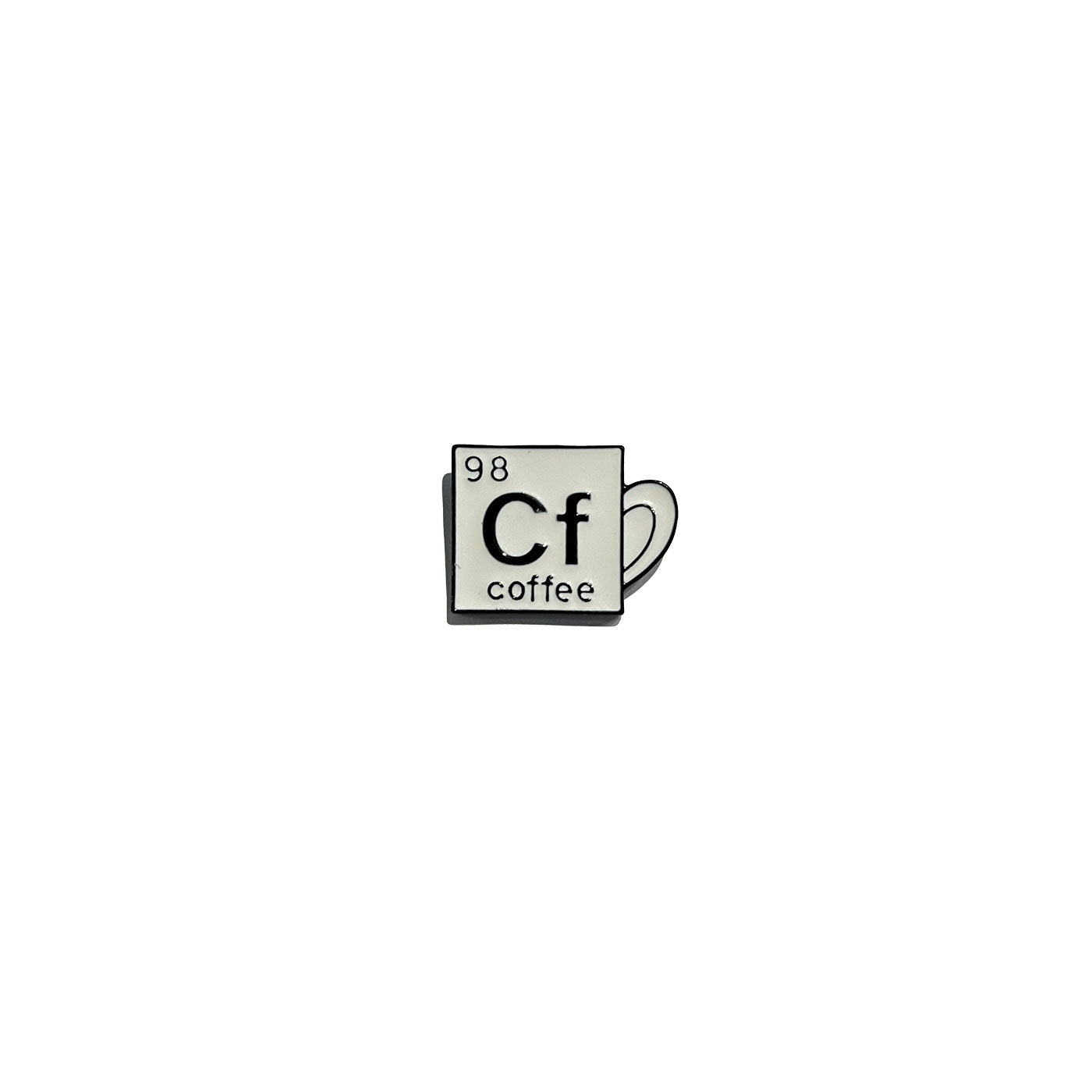Coﬀee Cup Caﬀeine Badge Pin - The Unusual Space - Shop