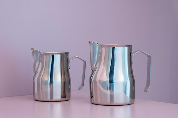Barista Milk Pitcher - Stainless Steel - Unusual Coffees