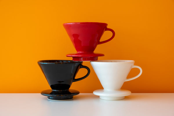 Ceramic Coffee Dripper - White - Unusual Coffees