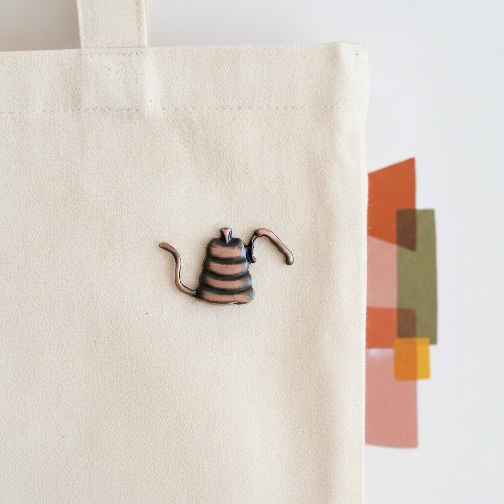 Kettle Badge Pin - The Unusual Space - Shop
