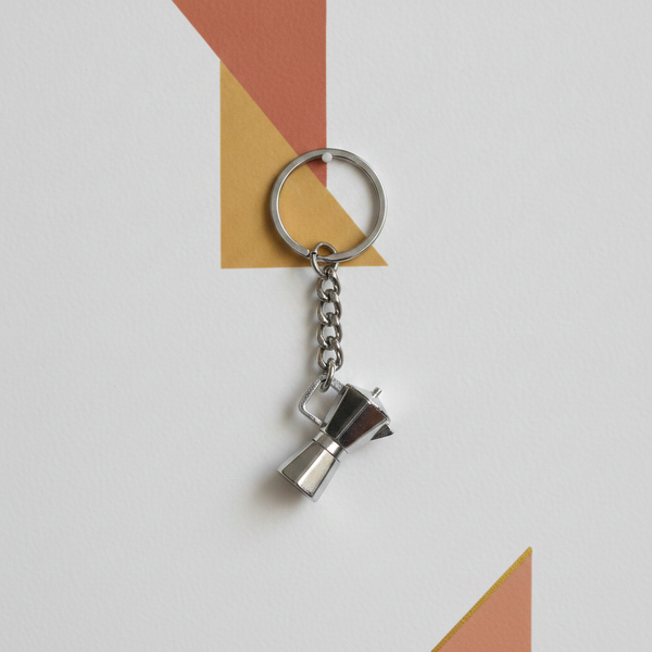 Moka Pot Design Keychain - The Unusual Space - Shop